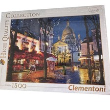 Clementoni Travel Puzzle Paris Montmarte 1500 Pieces Sealed 33 1/4 X 23 1/4 New