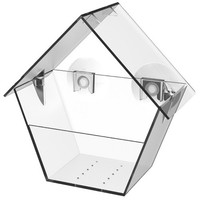 Fenster Vogelfutterhaus VogelfuttersäUle Vogelfutterhaus Transparent Futterhaus