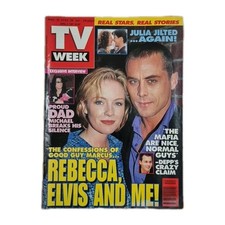 TV Week Vintage Australian Magazine April 5, 1997 Rebecca Gibney, Johnny Depp