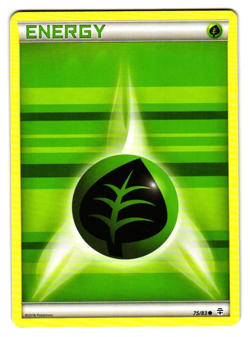 Grass Energy 75/83 Common Generations Pokemon Near Mint