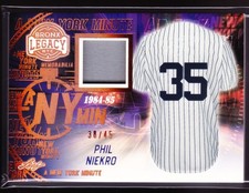 2024 Leaf Bronx Legacy PHIL NIEKRO /45 Relic Bronze Holofoil Yankees Jersey