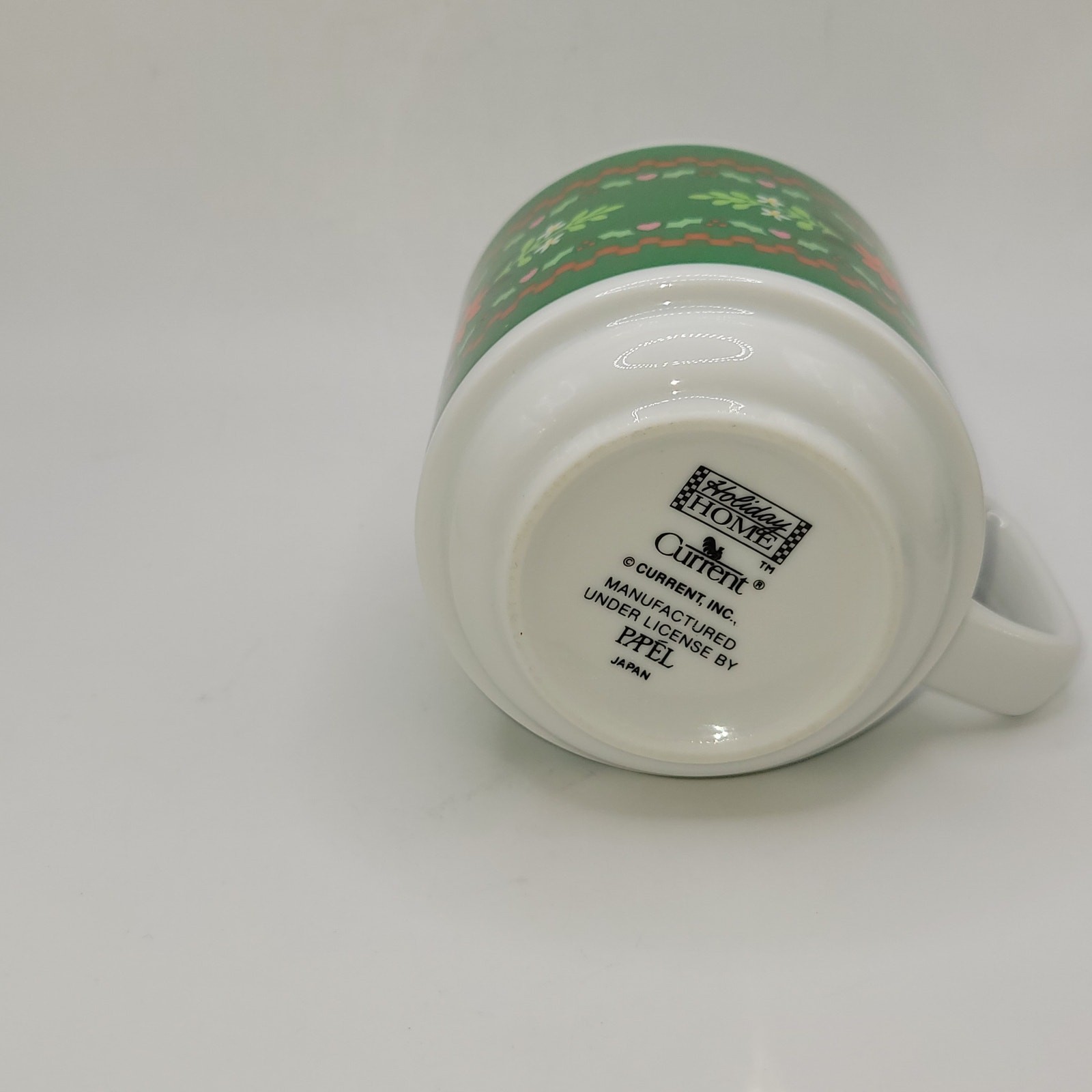 Green Christmas Mug ~ Holiday Home ~ Current Inc ~ Papel Japan