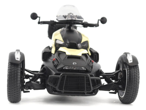 Can-Am Ryker Rally 3 ruote moto tempesta di sabbia e nero 1/12 pressofuso modello di - Foto 3 di 5