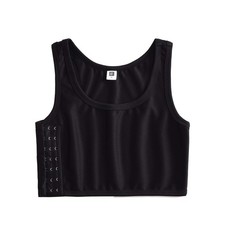 Chest Binder Tank Top Breathable Comfortable and Soft Slim Fit Small, Black