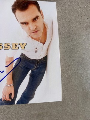 モリッシー　Morrissey サイン入り写真 MORRISSEY SIGNED VINYL! Authenticated Signature! Morrissey Gifts