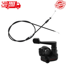 7/8 22mm Thumb Throttle Kit with Throttle CableAluminum Motorcycle/Mini Bi...