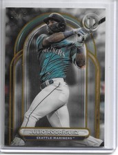 JULIO RODRIGUEZ #13/75 2024 Topps Tribute Gold #6 Seattle Mariners