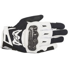 Alpinestars SMX-2 Air Carbon V2 Gloves - Black/White - Medium 3567717-12-M