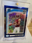 2024 Panini Donruss-RR Jayden Daniels #389 Optic Preview Blue Scope Prizm (RC)