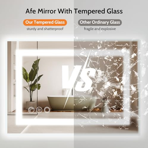 LED Mirror for Bathroom, 24×36 Backlit & Frontlit(Seperate Control), Vanity - Picture 7 of 7