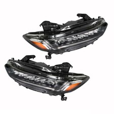 LH+RH Fit Full LED Front Headlight For Honda Accord 2018-2021 High Configuration