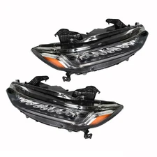 LH+RH Fit Full LED Front Headlight For Honda Accord 2018-2021 High Configuration