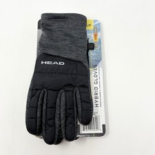 NWT Head Men's Hybrid Glove - Space-dyed Graphite - Size: Small Touchscreen Tech