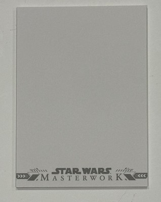 2022 Topps Star Wars Masterwork Blank Sketch Card Great For Artist Proofs PSC