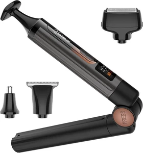 Kit de grooming du corps de rasoir électrique de dos pour hommes amélioré