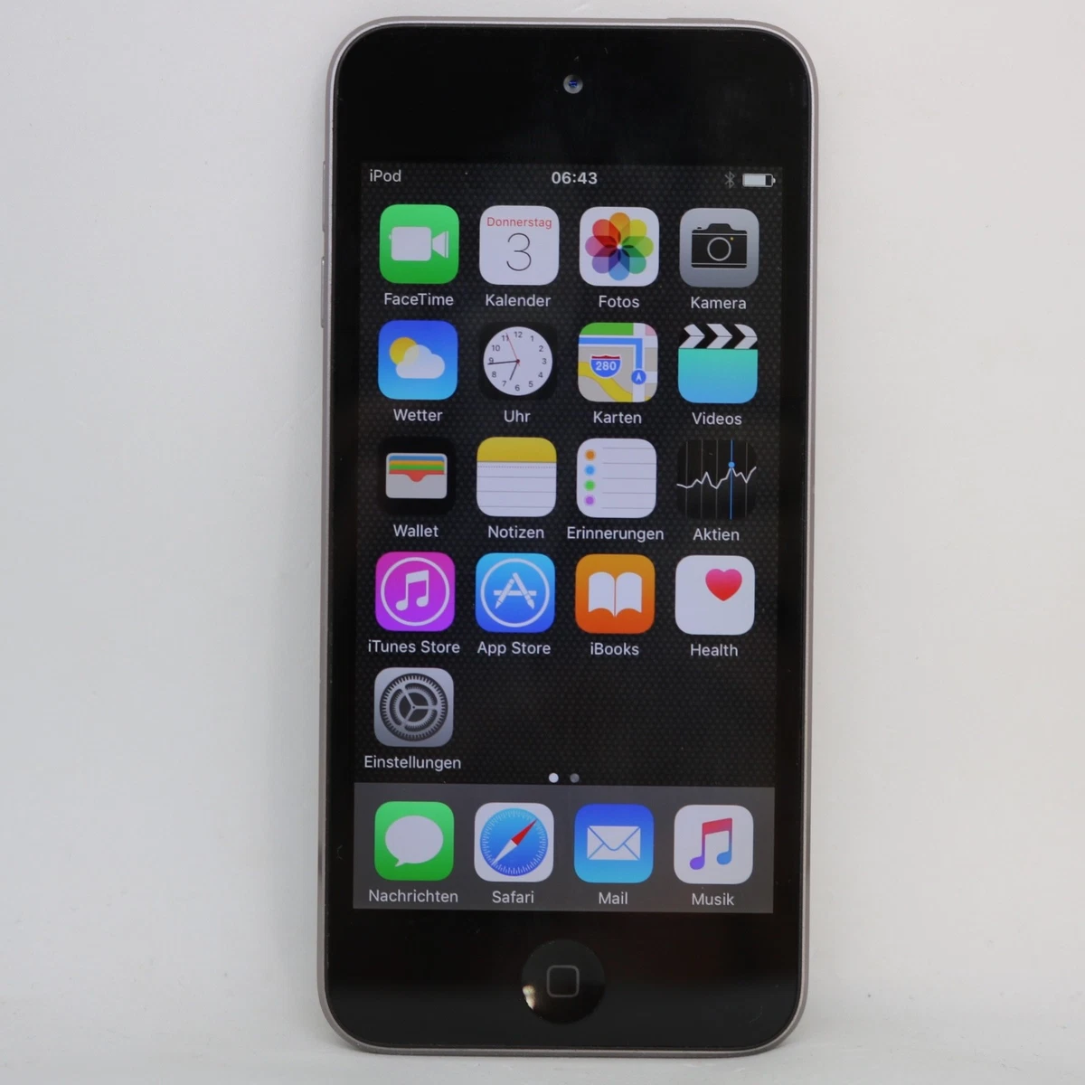 Apple iPod touch 5. Generation Grau (16GB) / MP4-Player / Bluetooth / Händler
