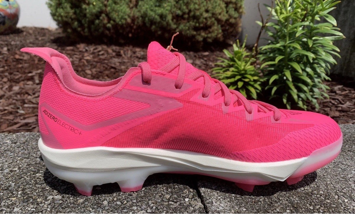 Men Size 11.5 - Adidas Adizero Electric Pink Baseball Cleats PE