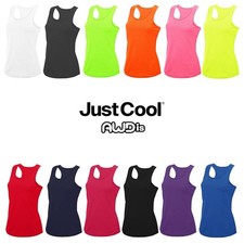 AWDis Women’s Racer Back Vest Neoteric™ Wickable XS–XL Gym/Fitness 140gsm