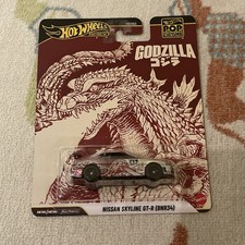 Hot Wheels Premium Godzilla - Nissan Skyline GT-R (BNR34)