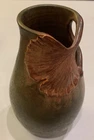 Unique Ephraim Pottery Leaf Vase 6-1/2”