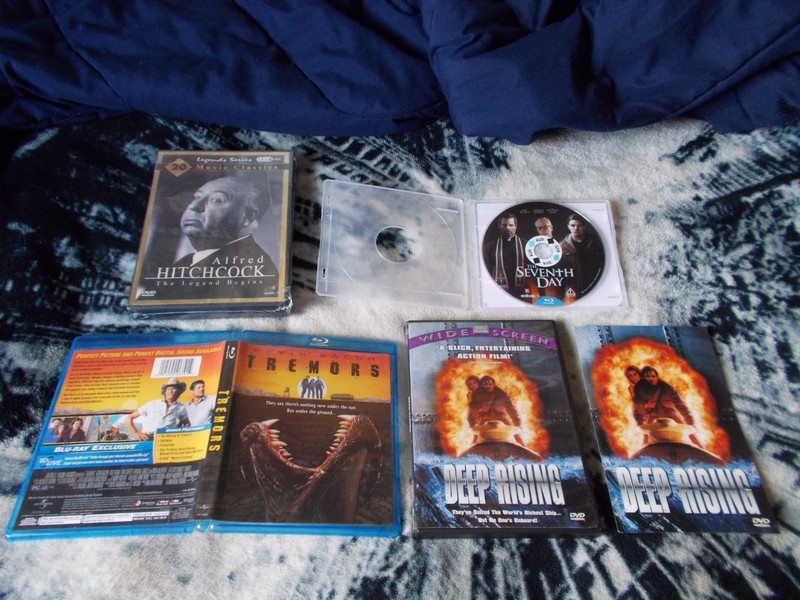 Halloween-Horror LOT: 5 DVD & 2 Blu-ray, Tremors, Deep Rising, 4 NEW, 23 Movies!