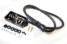 7 Way Plug Inline Pre-wired Trailer Black Cord Junction Box 6 Ft Wiring Cable... 7 Way Plug Inline Pre-wired Trailer Black Cord Junction Box 6 Ft Wiring Cable...