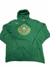 Nike Seattle Storm WNBA Basketball Pullover Hoodie Green Mens Size XXL