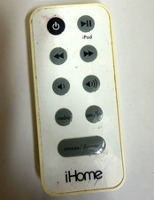 iHome A1154 Wireless Remote Control for Apple iPod, White/Gray