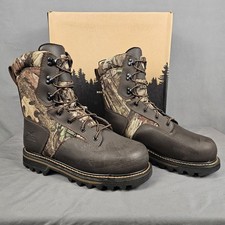 Irish Setter 2813 Gunflint II Hunting Boots 11 D Mossy Oak 1000g WP