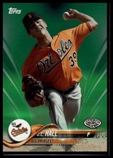2018 Topps Pro Debut #45 D.L. Hall Green #/99