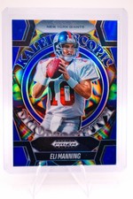 Panini 2025 Prizm Black Kaleidoscopic Eli Manning #6 Blue Prizm /199 Giants