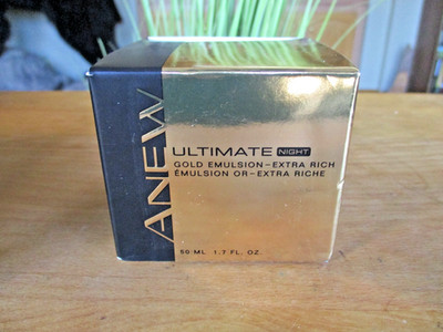 Avon Anew Ultimate Night Gold Emulsion 1.7 fl. oz. New and Sealed