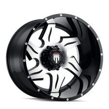 American Truxx Ninja At163 Gloss Black Milled 22x14 5-127 -76mm 78.1mm