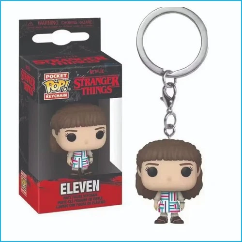 Eleven Keychain Funko Pocket Pop! Stranger Things Vinyl Figure Collectible