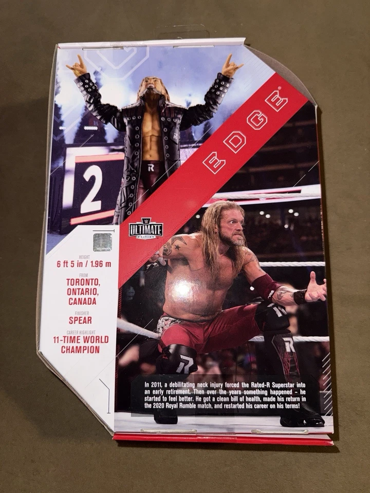 Edge - Figura de acción exclusiva de Mattel WWE Ultimate Edition 8 Ringside *LEER* Foto 4 de 4