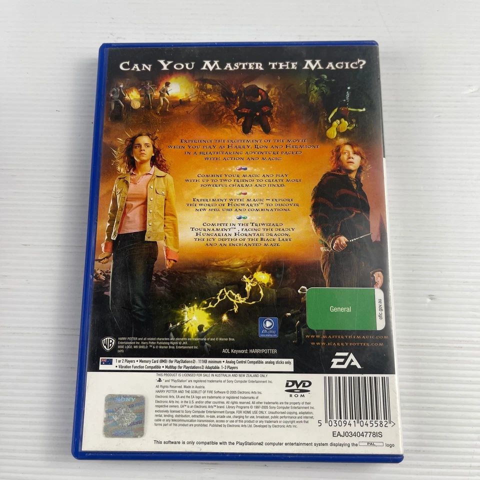 Harry Potter and the Goblet of Fire - Playstation 2 (PS2) Complete With Manual - Image 4 of 4