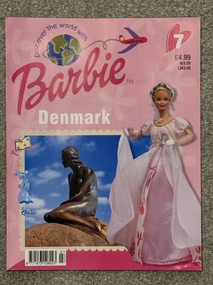 RAR Barbie ''Discover The World'' Sammlermagazin & Outfit #7 Dänemark