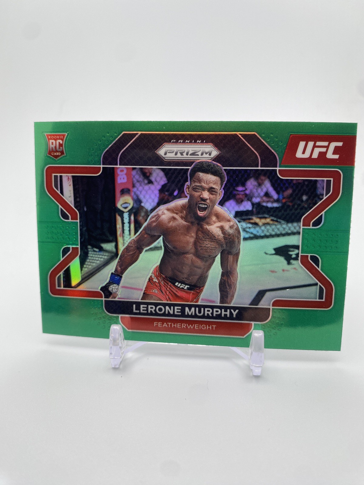 2022 Panini Prizm UFC - Lerone Murphy #6 Green Prizm (RC) Rookie