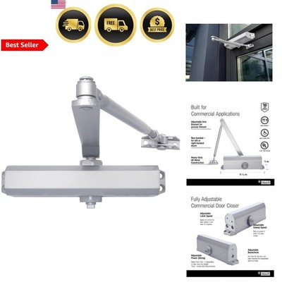 Commercial Door Closer Aluminum Medium Duty 180 Degree Adjustable Bronze