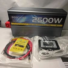 EGSCATEE 2500W Power Inventer Pure Sine Wave Inventer 