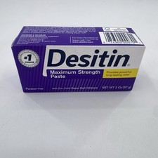 Desitin Diaper Rash Paste 2 oz. Tube Ointment Unscented 1 Count