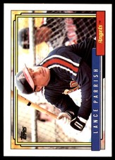 Lance Parrish 1992 Topps #360 Angels MLB READ FREE SHIPPING AutographDen