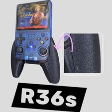 R36S Ergonomic Grip - PS5 Style, Anti-Slip, 3D Printed for Comfort