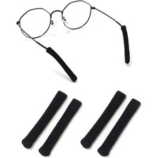 Eyeglass Arm Tip Covers Anti Slip Cotton Temple Sleeves for Glasses 1 Pair