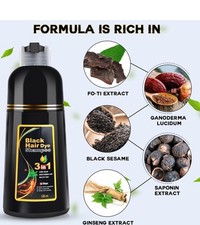 Hair Dye Shampoo 3 in 1 Hair Shampoo Instant Hair Dye Herbal Ingredients