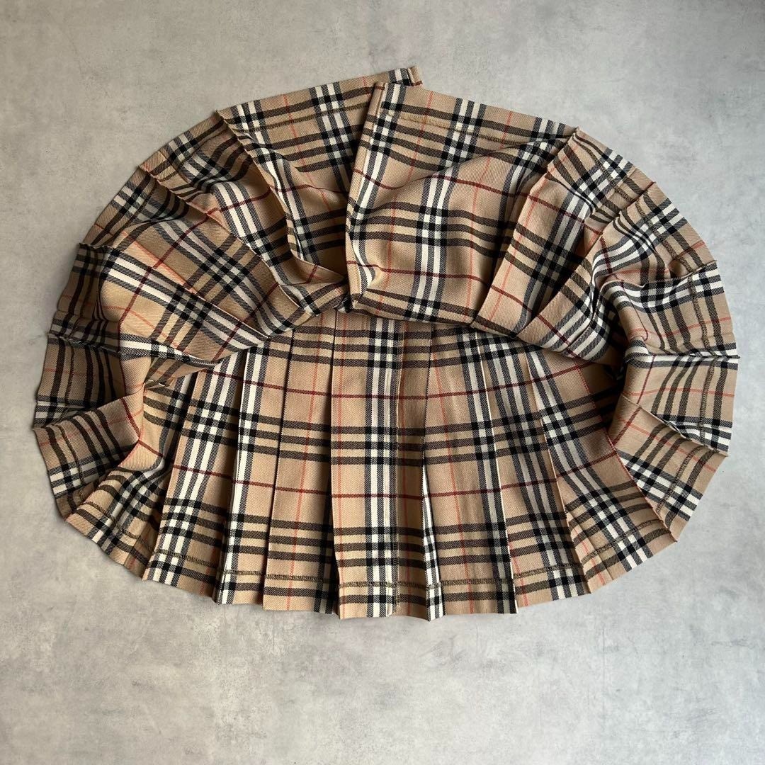 スコート　キルティング　バーバリーブルーレーベル　M BURBERRY BLUE LABEL バーバリーブルーレーベル FNF06-717-09