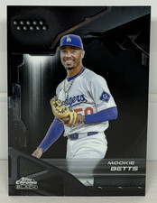 2026 Topps Chrome Black Mookie Betts Base Set #4 ~ Los Angeles Dodgers