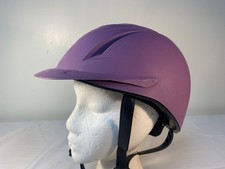 OVATION Deluxe Schooler Horse Riding Helmet English Equestrian Black - Size M/L