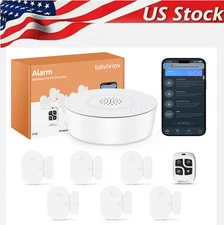 8 PCS Wireless Home Window Door Burglar Security Alarm System Magnetic Sensor US