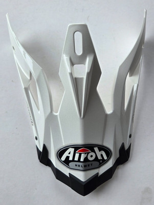 NEW WHITE GENUINE AIROH AVIATOR 2.2 REPLACEMENT PEAK HELMET PEAK/VISOR
